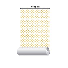 Load image into Gallery viewer, Golden Hearts Peel & Stick Wallpaper N06115