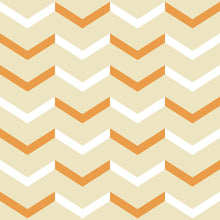 Load image into Gallery viewer, Chevron Yellow White and Cream Peel & Stick Wallpaper N06122