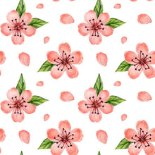 Load image into Gallery viewer, Watercolor Cherry Blossom Peel & Stick Wallpaper N06127
