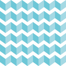 Load image into Gallery viewer, Chevron Blue and White Peel & Stick Wallpaper N06138