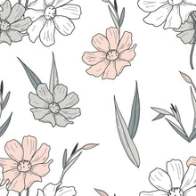 Load image into Gallery viewer, Wildflowers Peel & Stick Wallpaper N06154