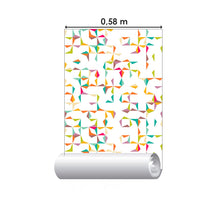 Load image into Gallery viewer, Geometric Star Colorful Peel & Stick Wallpaper N06184