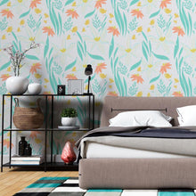 Load image into Gallery viewer, Floral Orchid Peel & Stick Wallpaper N06190