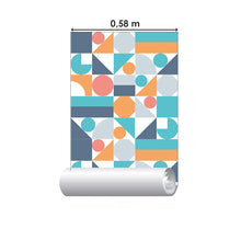 Load image into Gallery viewer, Tile Geometric Peel & Stick Wallpaper N06193