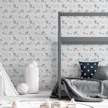 Load image into Gallery viewer, Little Ducks Stars and Clouds Peel & Stick Wallpaper N06208