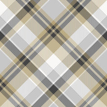Load image into Gallery viewer, Plaid Beige Peel & Stick Wallpaper N06227