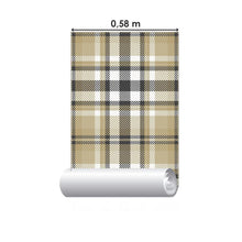 Load image into Gallery viewer, Vertical Plaid Peel & Stick Wallpaper N06228