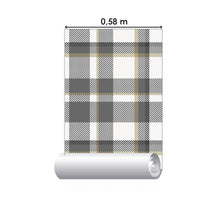 Load image into Gallery viewer, Plaid Peel & Stick Wallpaper N06237