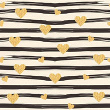 Load image into Gallery viewer, Stripes With Hearts Peel & Stick Wallpaper N06248