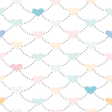 Load image into Gallery viewer, Red Hearts Peel & Stick Wallpaper N06252