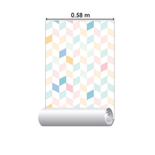 Load image into Gallery viewer, Geometric Soft Colors Peel & Stick Wallpaper N06256
