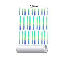 Load image into Gallery viewer, Brush Strokes Neon Blue Gradient Peel & Stick Wallpaper N06272