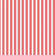Load image into Gallery viewer, Red and White Striped Peel & Stick Wallpaper N06279