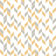 Load image into Gallery viewer, Geometric Chevron Peel & Stick Wallpaper N06293