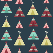Load image into Gallery viewer, Boho Tent Peel & Stick Wallpaper N07022