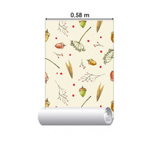 Load image into Gallery viewer, Autumn Nature Watercolor Peel & Stick Wallpaper N07028
