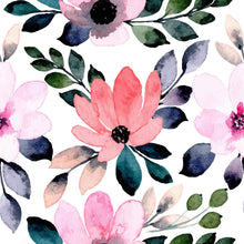 Load image into Gallery viewer, Watercolor Wildflowers Peel & Stick Wallpaper N07057