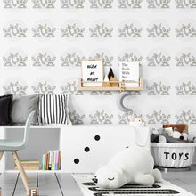 Load image into Gallery viewer, Pet Shades of Grey Peel & Stick Wallpaper N07060