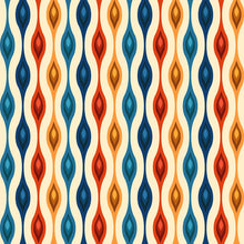 Load image into Gallery viewer, Abstract Orange and Blue Peel & Stick Wallpaper N07067