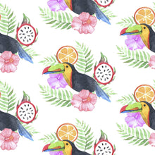 Load image into Gallery viewer, Watercolor Tropical Peel & Stick Wallpaper N07072