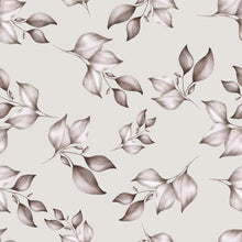Load image into Gallery viewer, Leaves Grey Peel & Stick Wallpaper N07077