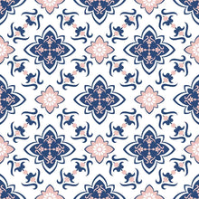 Load image into Gallery viewer, Vintage Delft Peel & Stick Wallpaper N07080