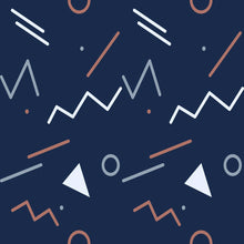 Load image into Gallery viewer, Blue Abstract Peel & Stick Wallpaper N07094