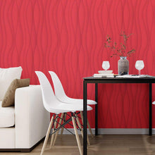 Load image into Gallery viewer, Abstract Red Peel & Stick Wallpaper N07104