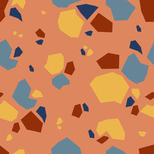 Load image into Gallery viewer, Modern Orange Granite Peel & Stick Wallpaper N07111