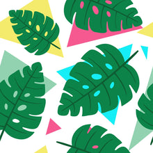 Load image into Gallery viewer, Geometric Tropical Colorful Peel & Stick Wallpaper N07116