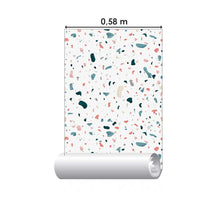 Load image into Gallery viewer, White Colorful Granite Peel & Stick Wallpaper N07117