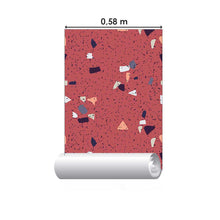 Load image into Gallery viewer, Red Granite Peel & Stick Wallpaper N07134