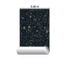 Load image into Gallery viewer, Black Granite Peel & Stick Wallpaper N07137