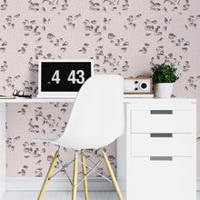 Load image into Gallery viewer, Pink & Brown Granite Peel & Stick Wallpaper N07138