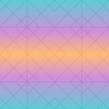Load image into Gallery viewer, Geometric Blue Lilac and Orange Gradient Peel & Stick Wallpaper N07155
