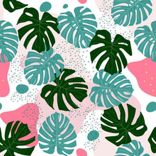Load image into Gallery viewer, Monstera Tropical Colorful Peel & Stick Wallpaper N08050