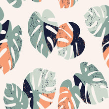 Load image into Gallery viewer, Tropical Leaves Abstract Peel & Stick Wallpaper N08054