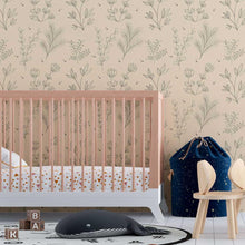 Load image into Gallery viewer, Vintage Floral Yellow Peel & Stick Wallpaper N08059