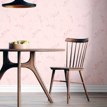 Load image into Gallery viewer, Minimalists Leaves Polka Dot Pink Peel & Stick Wallpaper N08066