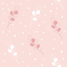 Load image into Gallery viewer, Branches with Polka Dots Pink and White Peel & Stick Wallpaper N08073