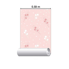 Load image into Gallery viewer, Branches with Polka Dots Pink and White Peel & Stick Wallpaper N08073