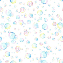 Load image into Gallery viewer, Watercolor Bubbles Colorful Peel & Stick Wallpaper N08109