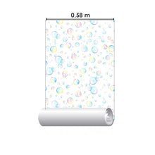 Load image into Gallery viewer, Watercolor Bubbles Colorful Peel & Stick Wallpaper N08109