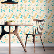 Load image into Gallery viewer, Abstract Dashed Peel & Stick Wallpaper N08155