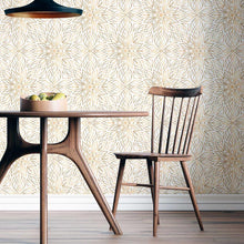 Load image into Gallery viewer, Geometric Flowers Peel & Stick Wallpaper N08164