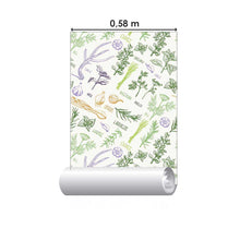 Load image into Gallery viewer, Green Spices Peel & Stick Wallpaper N08168
