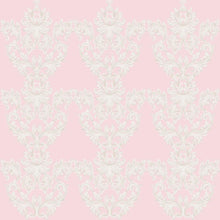 Load image into Gallery viewer, Damask Pink Peel & Stick Wallpaper N08178