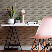 Load image into Gallery viewer, Brick Wall Peel & Stick Wallpaper N08235
