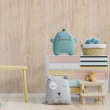 Load image into Gallery viewer, Light Beige Wood Peel & Stick Wallpaper N08245