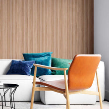 Load image into Gallery viewer, Vertical Dark Wood Peel & Stick Wallpaper N08258